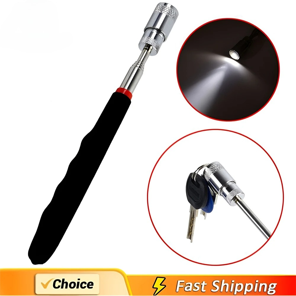 Fishing Rod Travel - Stylo magnétique télescopique, tige de ramassage