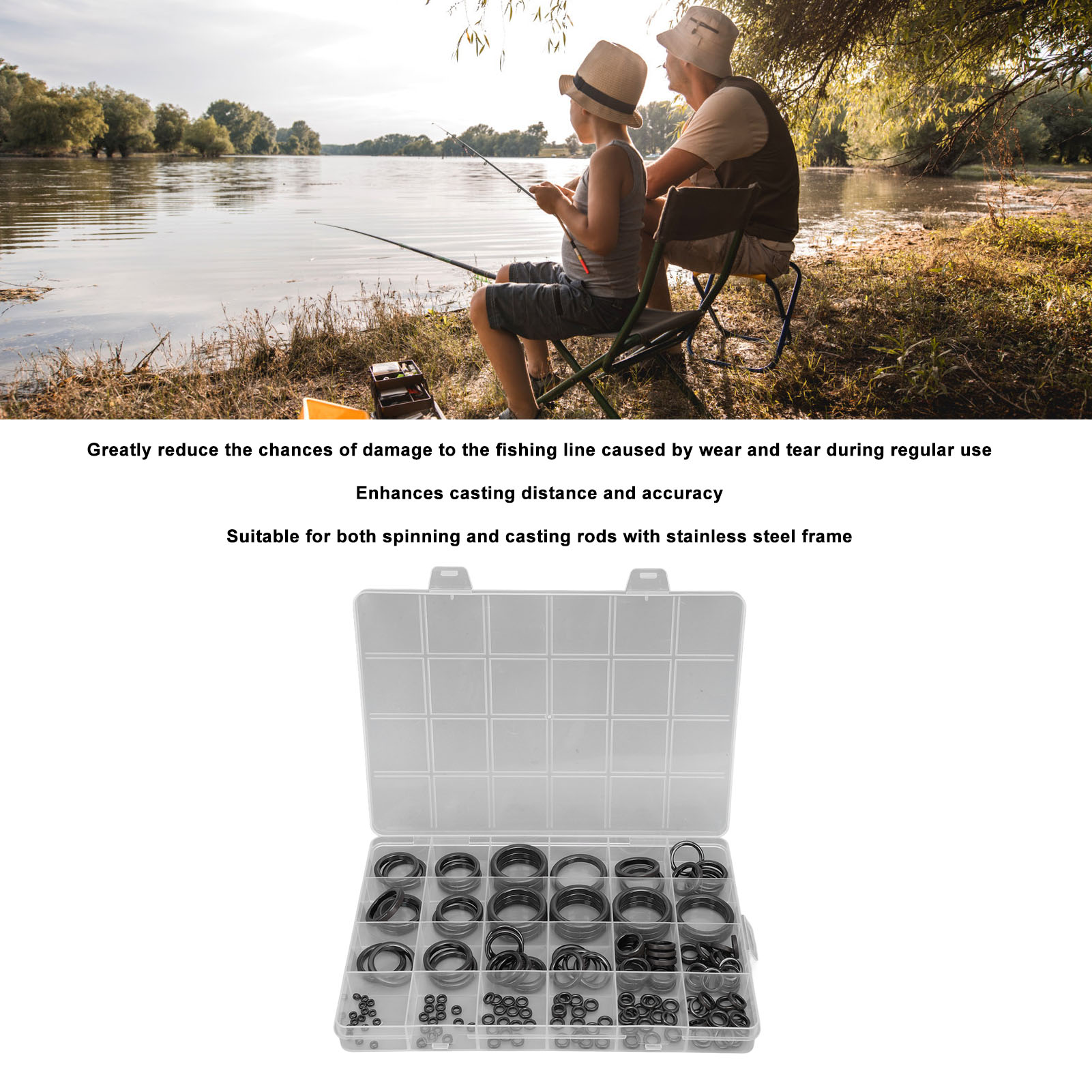 Kit de réparation de Guide de  - Fishing Rod Repair Kit avis et prix