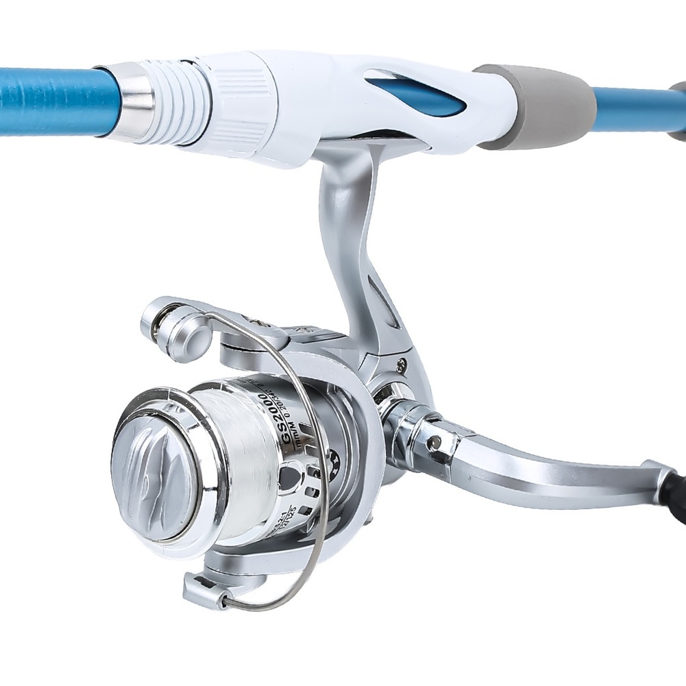 Canne à pêche bleue et blanche - Fishing Rod Combo avis et prix